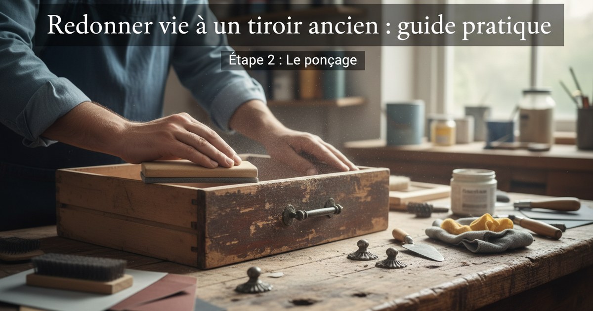 Redonner vie à un tiroir ancien : guide pratique