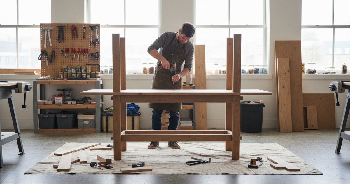 Choisir et installer son établi d’atelier