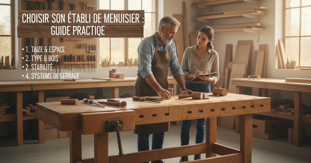 Choisir son établi de menuisier : guide pratique